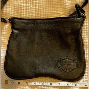 Soft leather Harley Davidson crossbody